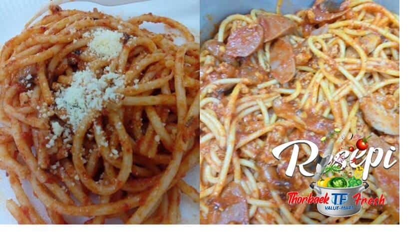 spaghetti Bolognese dua style