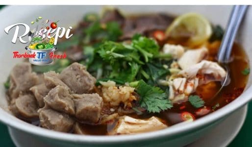 Sup resepi thai bihun Resipi Bihun
