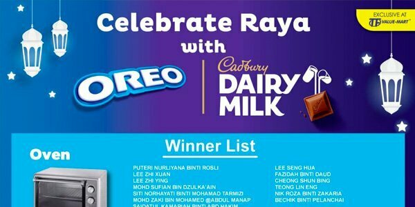 Celebrate Raya with Oreo & Cadbury Dairy Milk Contest from 1st April – 31st May 2021