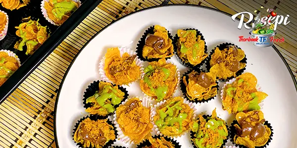 Kuih Raya Viral – Cornflakes Madu Matcha & Hazelnut!