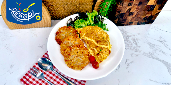 Hash Browns with Omelette, Jom Cuba Sarapan Ala Western Ini!
