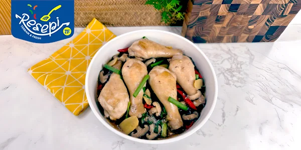 Resepi Ayam Masak Halia Cendawan Sedap, Mudah & Cepat Siap!