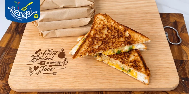 Resepi Creamy Grilled Chicken Sandwich: Idea Meal Prep Sarapan Mudah